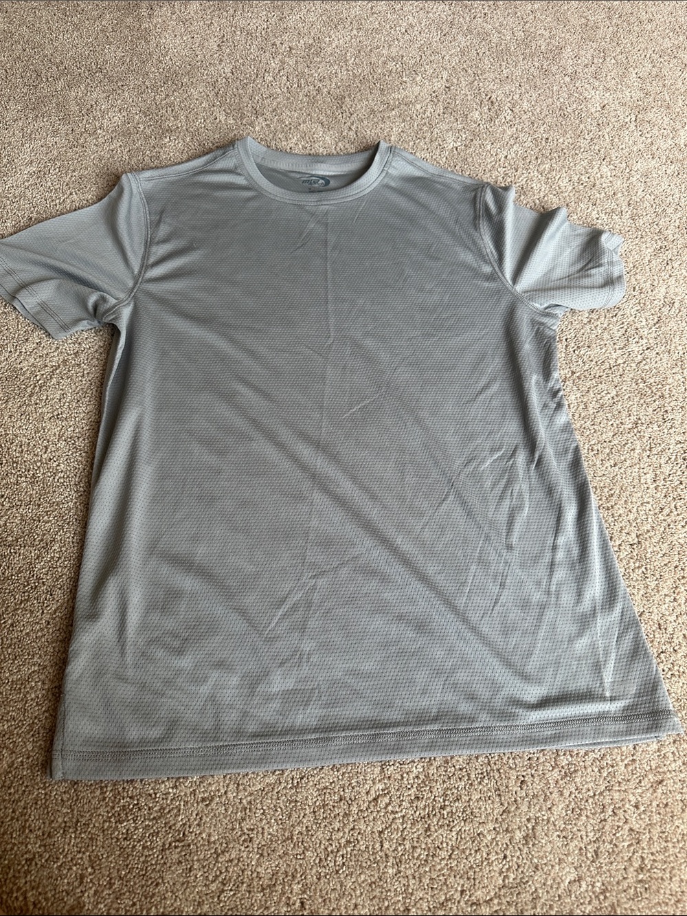 MTA Sport Men's Short Sleeve Performance Tee - Light Gray